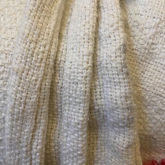 Rachel Zoe Decorative Throw 50"x70" Holiday Cheer Pink Trees Tassels Christmas - Picture 11 of 12